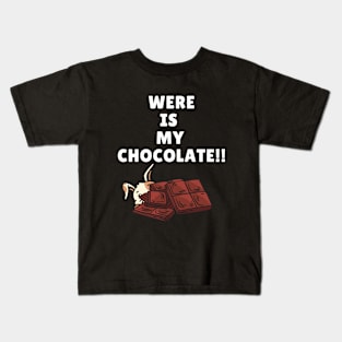 chocolate bunny Kids T-Shirt